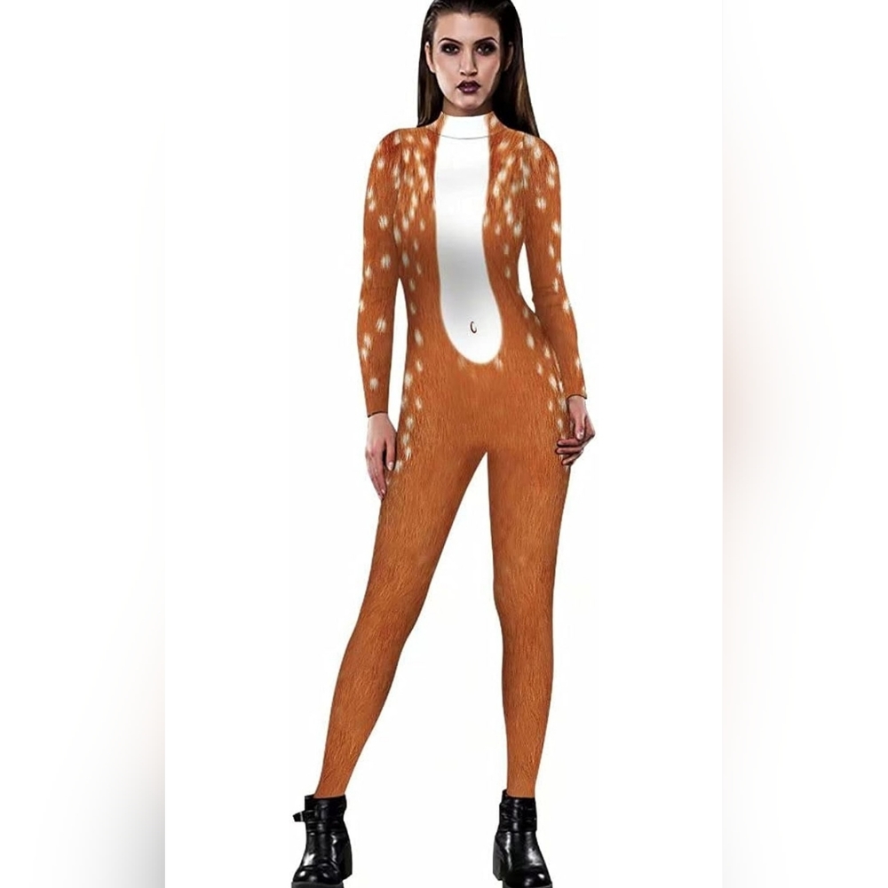 Deer 3D Print Bodysuit✨